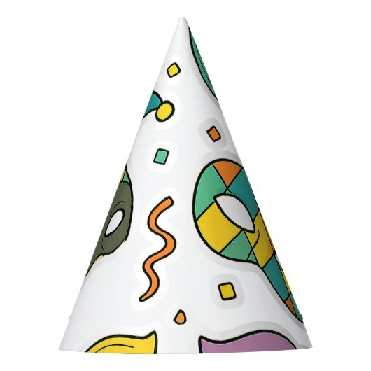 Flying Masks パーティーハット (正面)