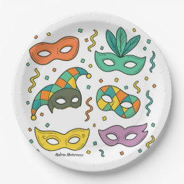 Flying Masks ペーパープレート