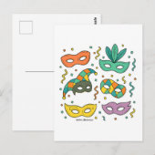 Flying Masks ポストカード (正面/裏面)