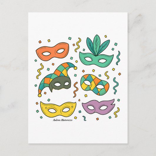 Flying Masks ポストカード (正面)