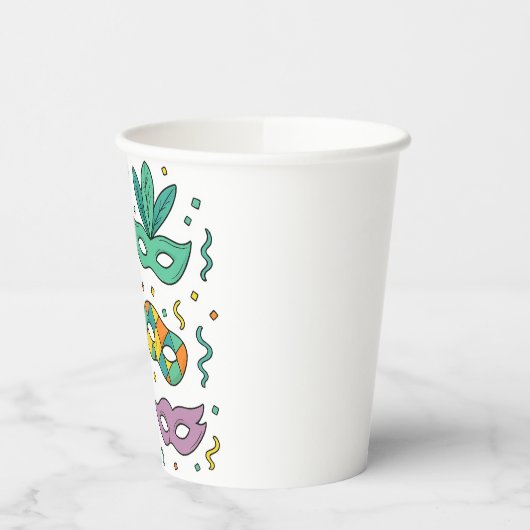 Flying Masks 紙コップ (左)