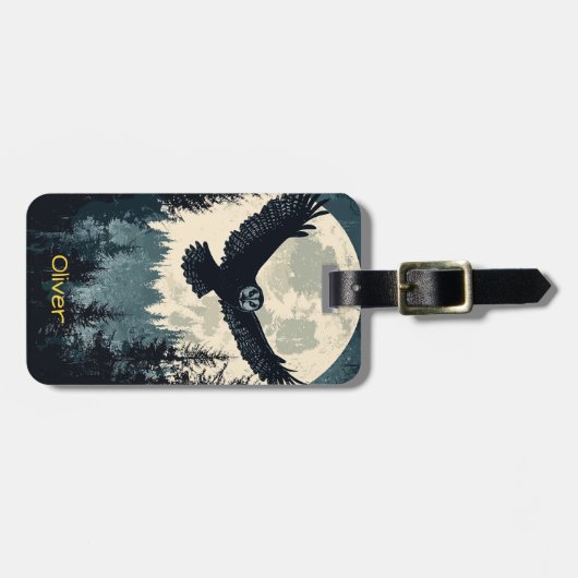 Flying Owl ラゲッジタグ (正面横)