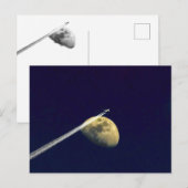 Flying Past The Moon ポストカード (正面/裏面)