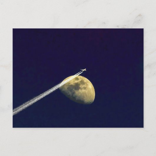 Flying Past The Moon ポストカード (正面)