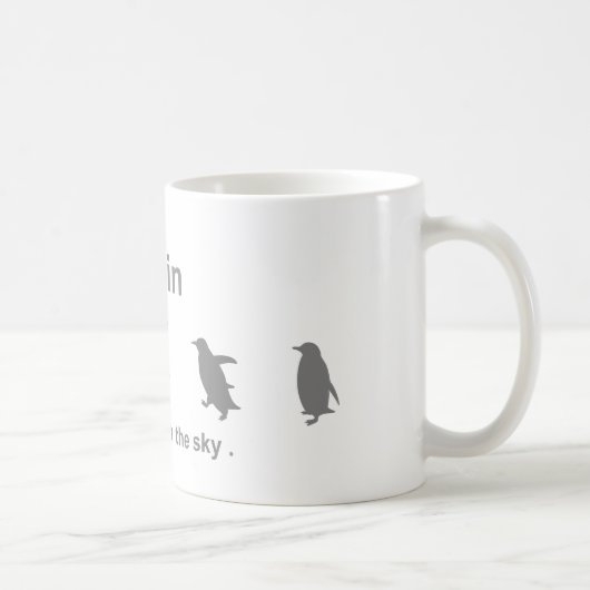 Flying Penguin2 g5 コーヒーマグカップ (右)