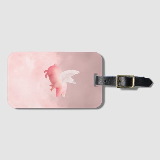Flying Pig ラゲッジタグ (正面横)