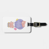 Flying Piggies in Hot Air Balloon ラゲッジタグ (正面横)