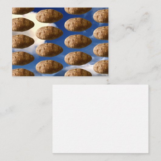 Flying Potatoes Space Potato ノートカード (正面/裏面)