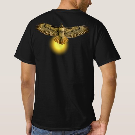 Flying Red Tailed Hawks  Tシャツ (裏面)