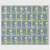 Flying Santa Christmas Wrapping Paper ラッピングペーパー (フラット)