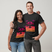 Flying Saucer UFO Astronauts are Aliens 8 Tシャツ (ユニセックス)