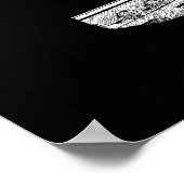 Flying Scotsman 1923 LNER Train. Steam Locomotive. ポスター (角)