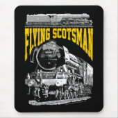 Flying Scotsman 1923 LNER Train. Steam Locomotive. マウスパッド (正面)