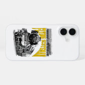 Flying Scotsman Steam Locomotive. 1923 LNER Train iPhone 16ケース (裏面横)