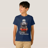 Flying Scotsman – Steam Locomotive Illustration Tシャツ (正面フル)