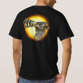 Flying Sharp-shinned Hawks Tシャツ (裏面)