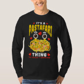 Flying Spaghetti Monster FSM It's A Pastafari Thin Tシャツ (正面)