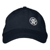 Flying Squirrels Need a Hat 刺繍入りキャップ (正面)