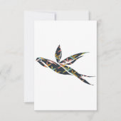 Flying swallow 招待状 (正面)