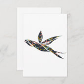 Flying swallow 招待状 (正面/裏面)