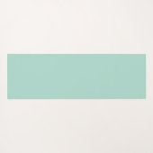 Flying Swallow Aqua Blue Custom Name ヨガマット (裏面(横))