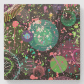 Flying Through Space: A Maximalist Abstract  ストーンコースター (正面)