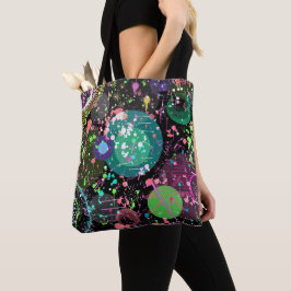 Flying Through Space: A Maximalist Abstract  トートバッグ