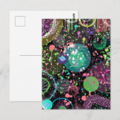 Flying Through Space: A Maximalist Abstract ポストカード (正面/裏面)