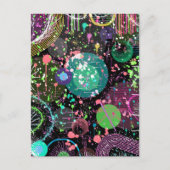 Flying Through Space: A Maximalist Abstract  ポストカード (正面)