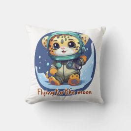 Flying to the moon クッション