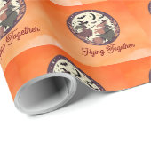 Flying Together - Personalized Halloween ラッピングペーパー (ロールコーナー)