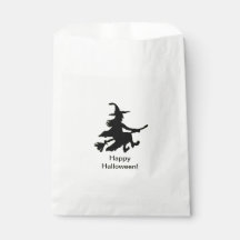 Flying Witch - イエロー - ハッピーハロウィン - パーティーグッズ袋