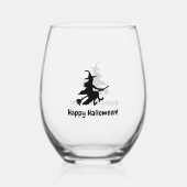 Flying Witch ステムなしワイングラス (正面)