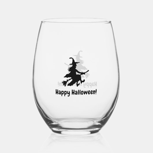 Flying Witch ステムなしワイングラス (正面)