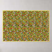 Flying Witch and her Cat - Hidden 3D print ポスター (正面)