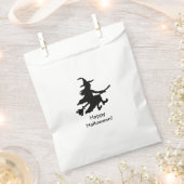 Flying Witch - Happy Halloween - Favor Bag フェイバーバッグ (クリップ留めされた状態)
