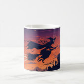 Flying Witch Mug | Classic Halloween Coffee Cup コーヒーマグカップ (中央)