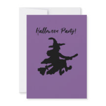 Flying Witch on Purple