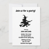 Flying Witch on Yellow 招待状 (裏面)