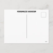 Flying Witches Halloween Skull Silhouette Postcard シーズンポストカード (裏面)