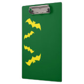 Flying Yellow Halloween Bats クリップボード (左)