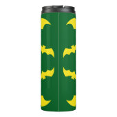 Flying Yellow Halloween Bats タンブラー (裏面)