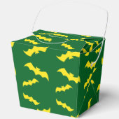 Flying Yellow Halloween Bats フェイバーボックス (正面)