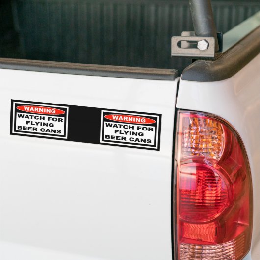 FlyingBeerCans、FlyingBeerCans バンパーステッカー (トラック上)