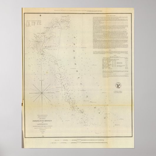 FlyingPan Shoals, Cape Fear River ポスター (正面)