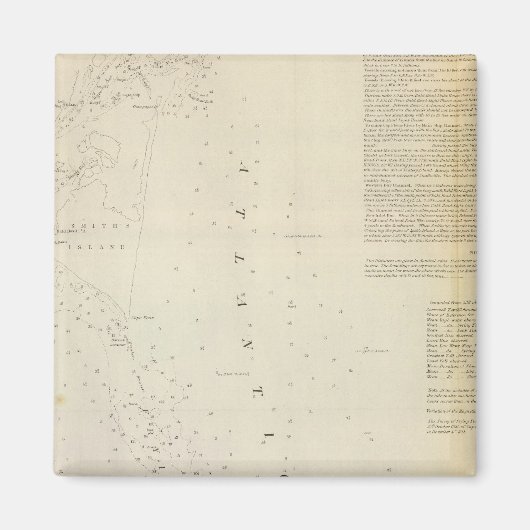 FlyingPan Shoals, Cape Fear River マグネット (正面)