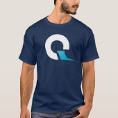 FlyJSim - Q4XPの青のTシャツ Tシャツ (正面)