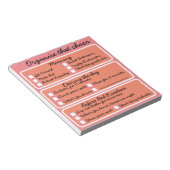 Flylady – 混乱を整理する – ノートブック ノートパッド (アングル)