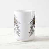 Flynnのタータンチェックの十字 コーヒーマグカップ (中央)