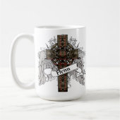 Flynnのタータンチェックの十字 コーヒーマグカップ (左)